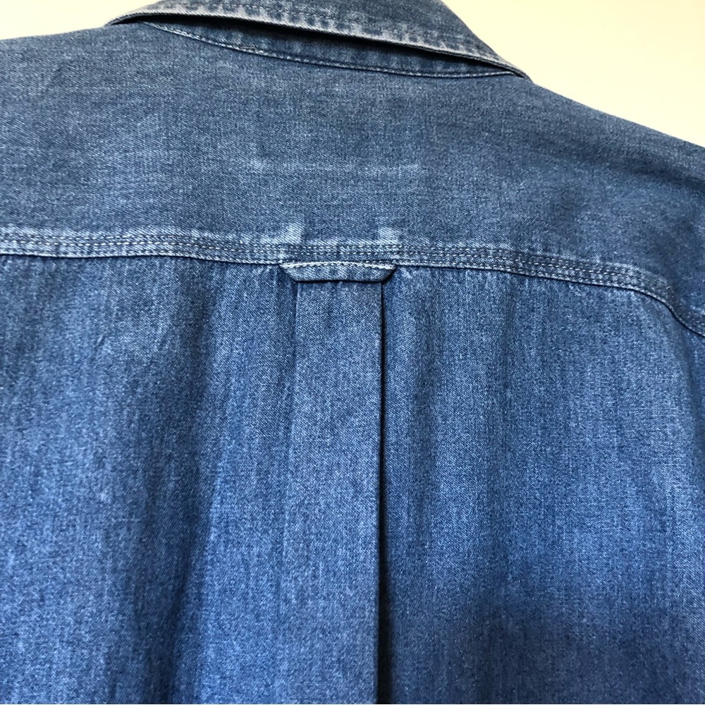 Paris Sport Club loose fit denim shirt. - Picture 4 of 6